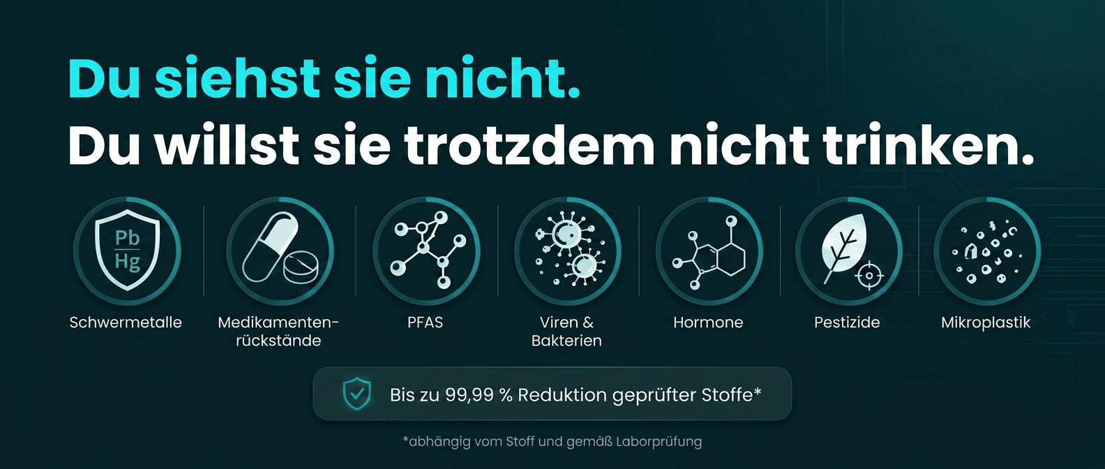 Du siehst sie nicht – Schwermetalle, PFAS, Hormone, Mikroplastik und mehr